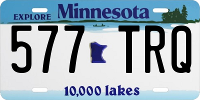 MN license plate 577TRQ