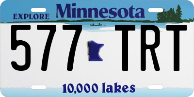 MN license plate 577TRT