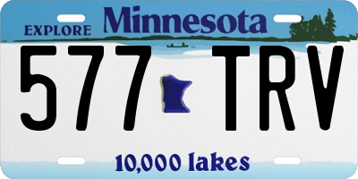 MN license plate 577TRV