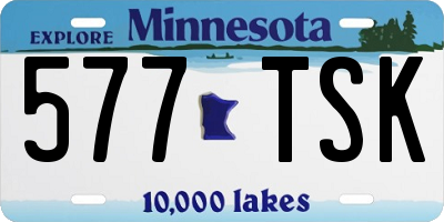MN license plate 577TSK