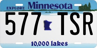 MN license plate 577TSR