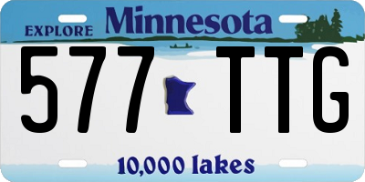 MN license plate 577TTG