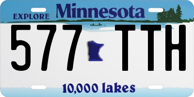 MN license plate 577TTH
