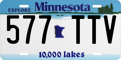 MN license plate 577TTV