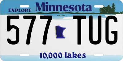 MN license plate 577TUG