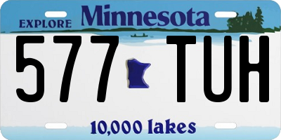 MN license plate 577TUH