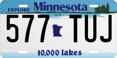 MN license plate 577TUJ
