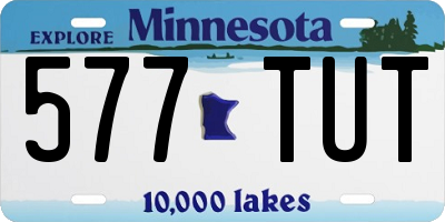 MN license plate 577TUT