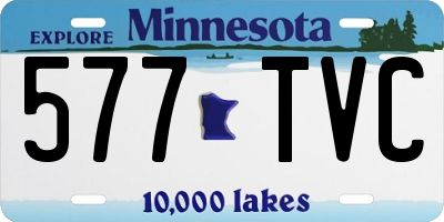 MN license plate 577TVC