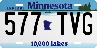 MN license plate 577TVG