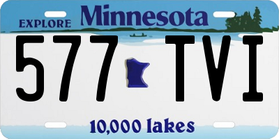 MN license plate 577TVI