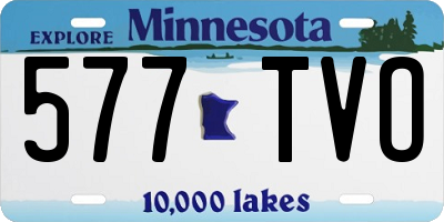 MN license plate 577TVO