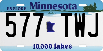 MN license plate 577TWJ