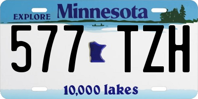 MN license plate 577TZH