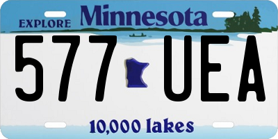 MN license plate 577UEA