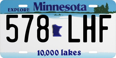 MN license plate 578LHF