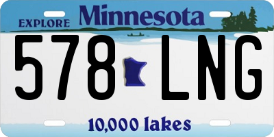 MN license plate 578LNG