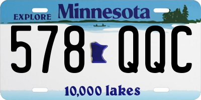 MN license plate 578QQC