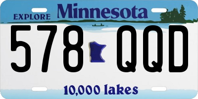 MN license plate 578QQD