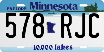 MN license plate 578RJC