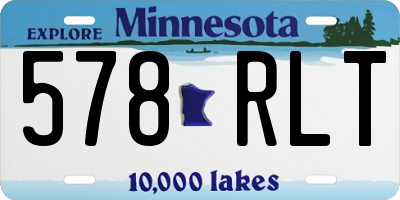MN license plate 578RLT