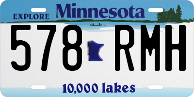 MN license plate 578RMH