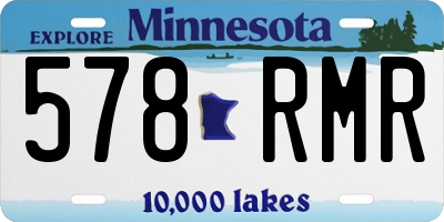 MN license plate 578RMR