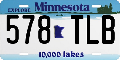 MN license plate 578TLB