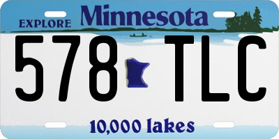 MN license plate 578TLC