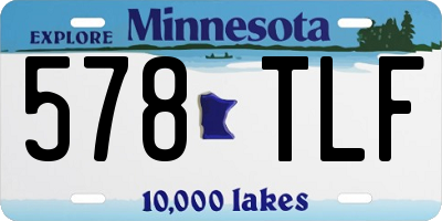 MN license plate 578TLF