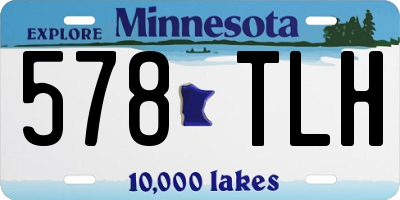 MN license plate 578TLH