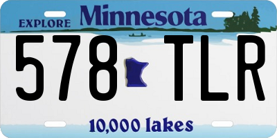 MN license plate 578TLR