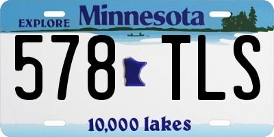 MN license plate 578TLS