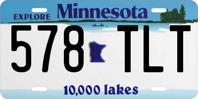 MN license plate 578TLT