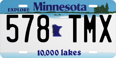 MN license plate 578TMX