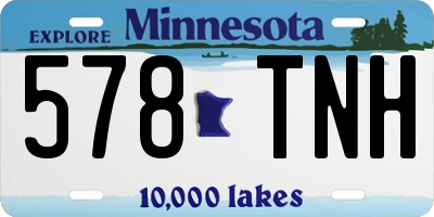 MN license plate 578TNH