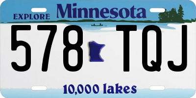 MN license plate 578TQJ
