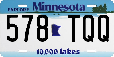 MN license plate 578TQQ