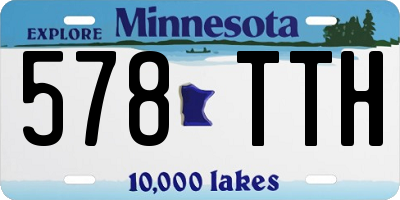 MN license plate 578TTH
