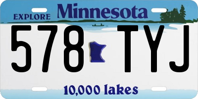 MN license plate 578TYJ