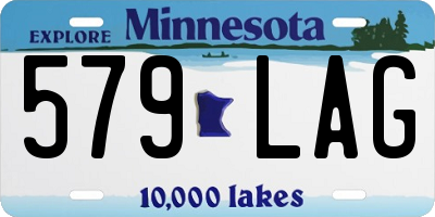 MN license plate 579LAG