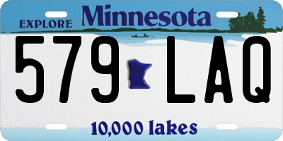 MN license plate 579LAQ