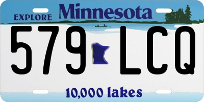 MN license plate 579LCQ