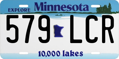 MN license plate 579LCR