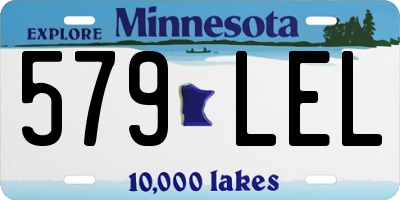 MN license plate 579LEL