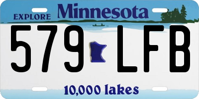 MN license plate 579LFB