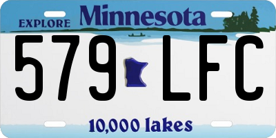 MN license plate 579LFC