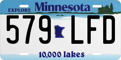 MN license plate 579LFD