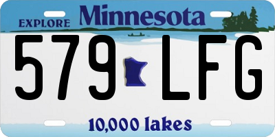 MN license plate 579LFG