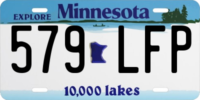 MN license plate 579LFP